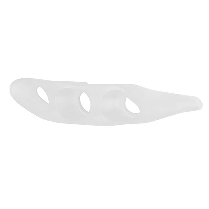 Toe Separators, 2 Pairs Toe Separator Toe Separator Feet Gel Protect Toes Separator Fingers Foot Silicone Protective Cover Protector toe separators for overlapping toes to Their Original Shape