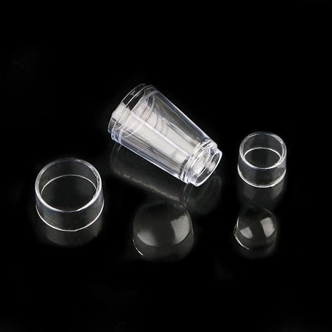 Clear Silicone Nail Stamper Transparent Visible Body French Tip Nails Art Stamping Tools For French Nail Manicure Art Nail Art Stamper Nail Art Stamper Kit For French Nail Stamper