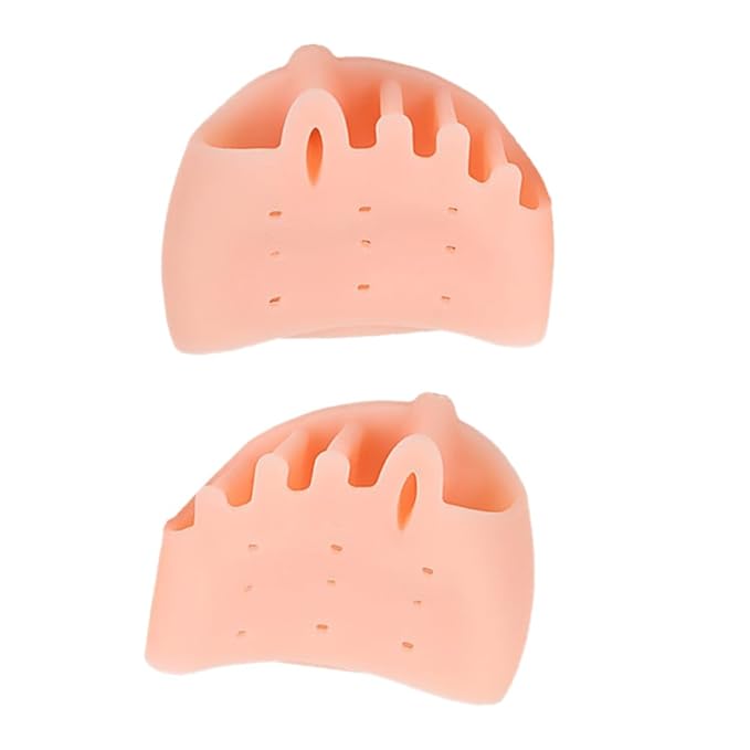 4 Pairs Silicone Toe Separators for Women & Men Soft, Breathable Toe Spacers for Comfort, Bunion Relief, and Pedicure – Toe Alignment Correctors