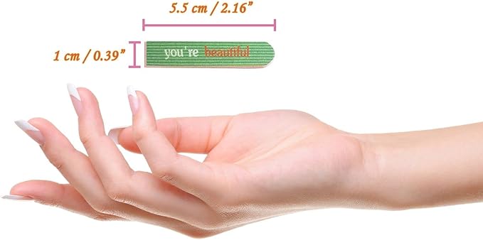 Mini Nail File Set - Professional Manicure Kit for Natural and Artificial Nails - Emery Board Files