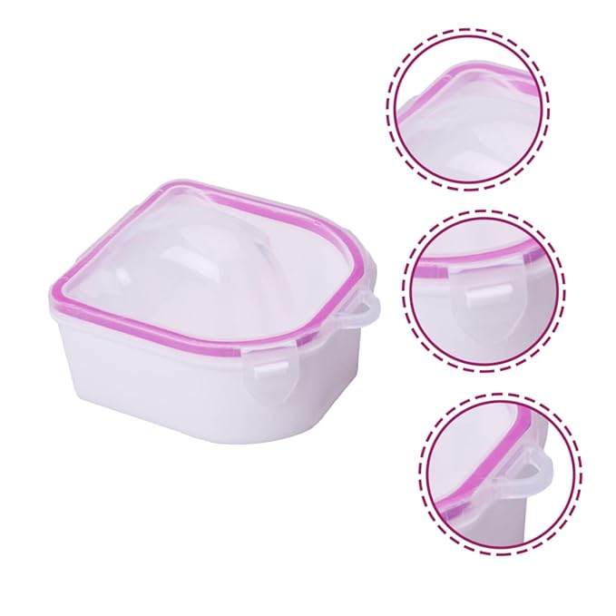 minkissy 2pcs Spa Nail Soaking Bowl for Manicure Soak off Bowl Tools for Nail Art Supplies