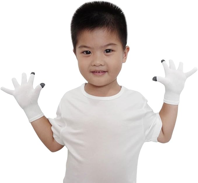 Zinc-Infused Gloves for Children with Eczema - Wet Wrap Therapy (Medium)