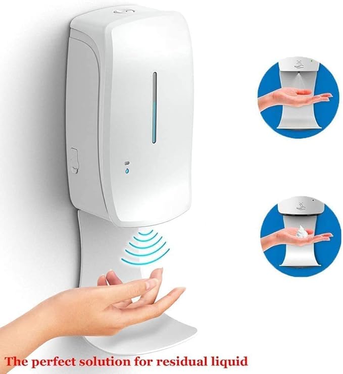 6PCS Drip Tray for Wall-Mounted Soap Dispensers, Prevent Dripping and Spraying, Dispenser Stand, Bracket, Water Tray, Detergent Cup Holder (White)