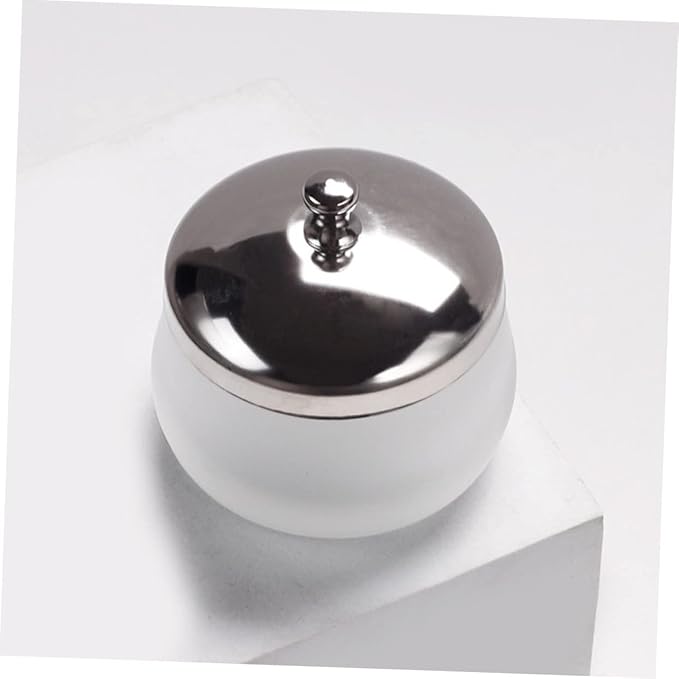 Decorative Glass Nail Soaking Bowl Lid Crystals for Nails Professional Manicure Cup