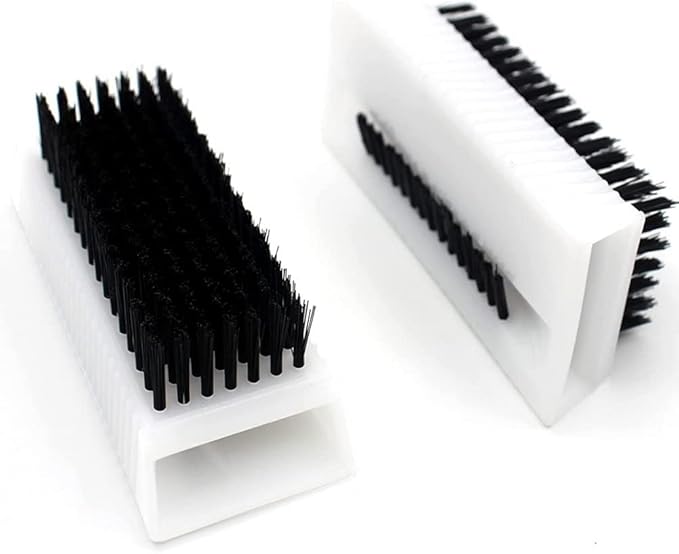 2PCS Surgical Scrub Brushes for Hands Non-Disposable Sterile Hand Scrubber Double-Sided Nail Brushes with Nail Cleaner Hand and Nail Cleaning Brush Stiff Bristle Fingernail Brushes Nail Scrub Brushes
