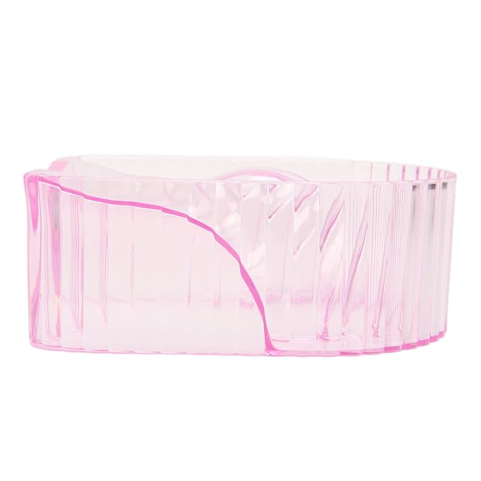 Hand Soaking Bowl, ANGGREK Acrylic Nail Soak Off Bowl Nail Remover Bowl for Soften Dead Skin Clean Remover Gel Polish Nail Manicure Wash Soaker Tray for Beauty Salon (Transparent )