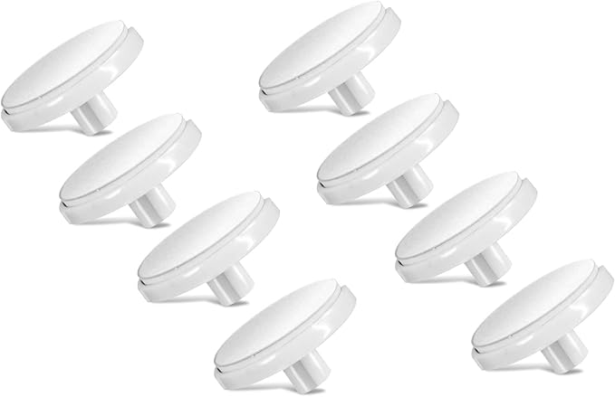 Replacement Discs for Bellasonic 4-in-1 Rechargeable Electric Nail File Set with Unique Oscillating Head – 8 Shining Discs – White