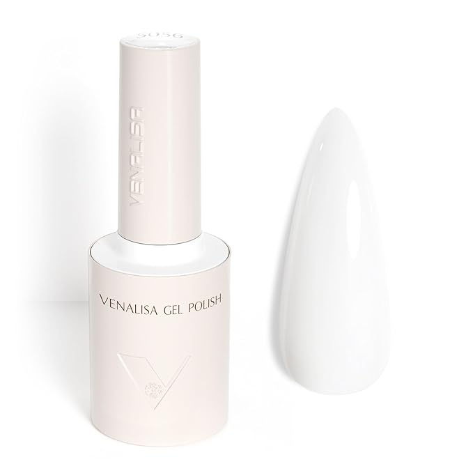 VENALISA White Gel Nail Polish 1 Pcs 10ML Soak Off UV Gel Salon Manicure DIY at Home Nail Art For Girls Women