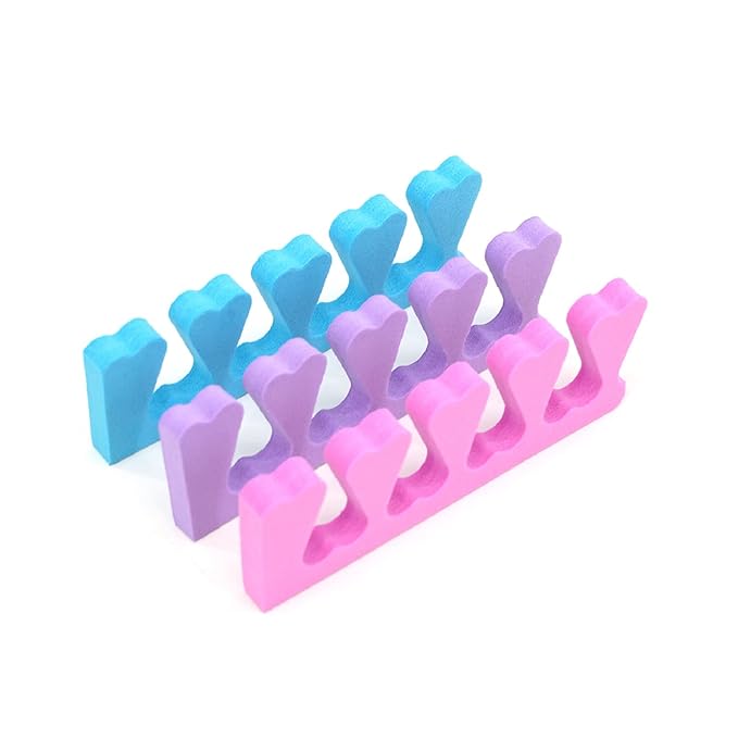 Toe Separators Set - 24 Pieces Soft & Durable Pedicure Tools Kit For Feet, Toe Separators For Women& Girls