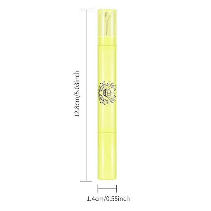 4pcs Nail Polish Remover Corrector Pen with 3 Cotton Tip Refills each, Cuticle Nail Edge Cleaning Pen for Manicure Art DIY Clean Up Tool