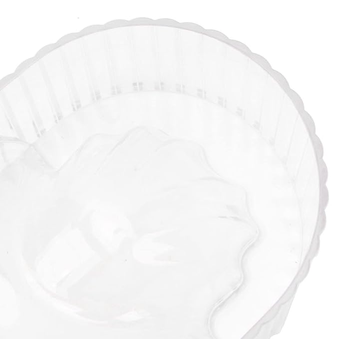 Nail Art Wash Soaker Tray, Transparent Hand Soaking Bowl Portable Acrylic Manicure Soaking Soak Bowl, Art Polish Remove Wash Soaker for Beauty Salon (Transparent)
