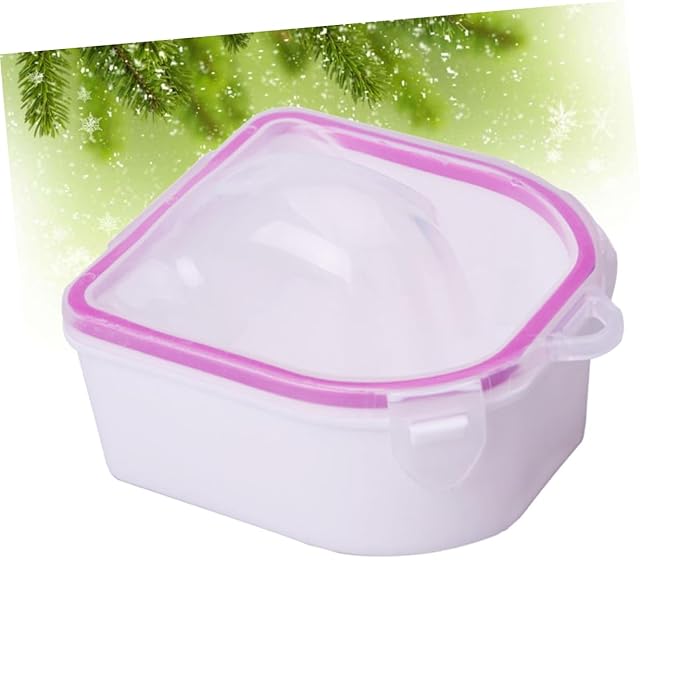 2pcs Nail Art Soak Bowl Manicure Bowls for Dip Powder Remover Nail Polish Care