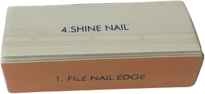 4 Way Nail Buffer Block Nail Shine Buffer Block for Natural and Acrylic Nails Smoother Buffing Block Polisher Fingernail File Buffer 240/400/1000/6000 Grit for Buffing Shinning
