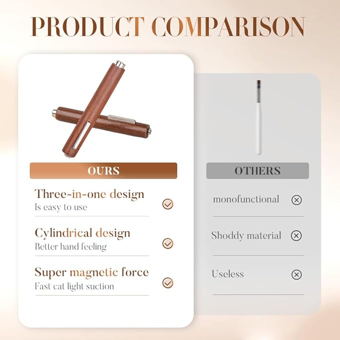 Heart Magnet for Cat Eye Gel Polish, Magnetic Nail Art Tool for Stunning Cat Eye Effect, DIY Manicure Kit with Y-Shaped Guide Sticks, Nail Magnet for Home and Salon Use (Cat Eye Nail)