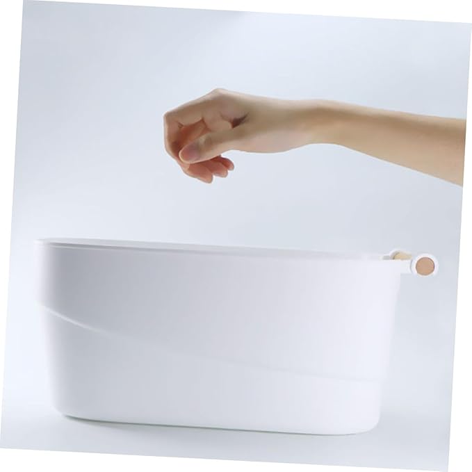 Nail Art Soak Bowl Hand Soak Bowl for Manicure White Soaking Container for Nail Salons