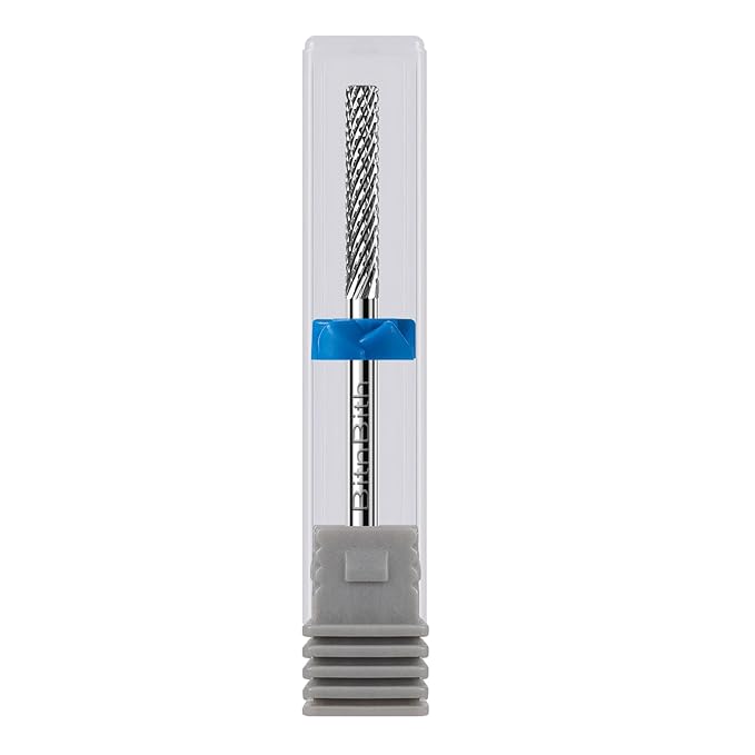 Nail Drill Bit Cuticle Professional Safety Nail Bit Tungsten Carbide Drill Bit 3/32",for Nail Prepare Nail Bed File Dead Skin Cleaning,Manicure 2-Way Rotate Nail Home Salon Supply,Medium