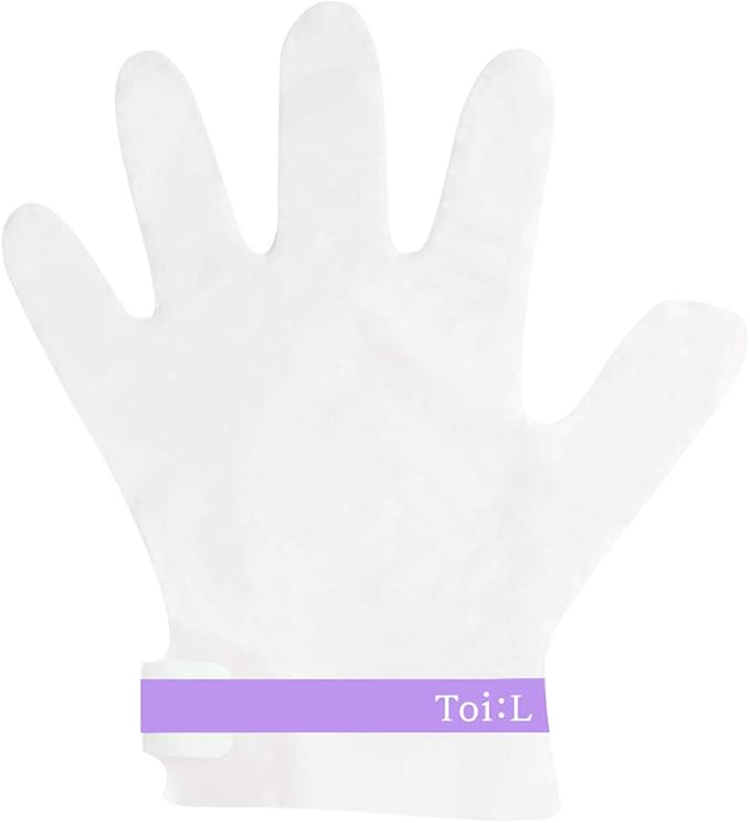 Extra Silky Hand Mask 5 Pairs, Korean Moisturizing Gloves for Dry Hands with White Truffle, Green Caviar & Peptides, Repairing Hand Care Treatment for Aging, Cracked, and Dry Skin, Stocking Stuffer