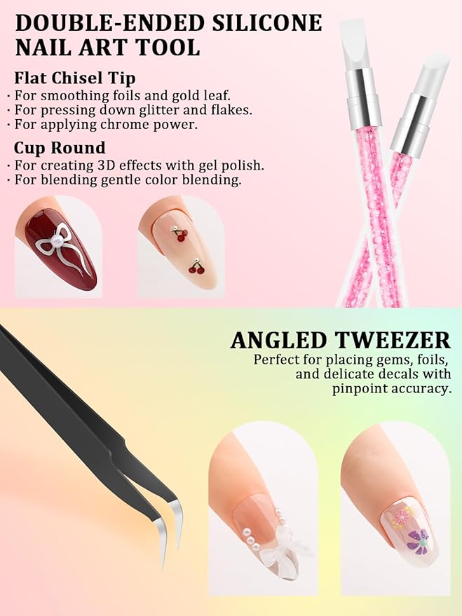 Nail Art Tools Set, Nail Stand for Press on Holder for Painting Nails, Nail Art Brushes, Liner Brushes, Nail Dotting Tool, Must Haves Design Tools for Nail Tech & Beginners Nail Art Supplies Kit