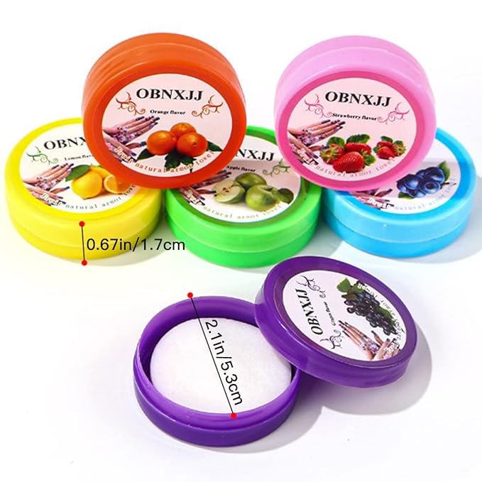 FERCAISH 192Pcs Nail Polish Remover Pads, 6 Fragrances Disinfecting Gel Polish Remover Wipes Easy to Carry and Strong Removal Effect Lint Nail Polish Wipes