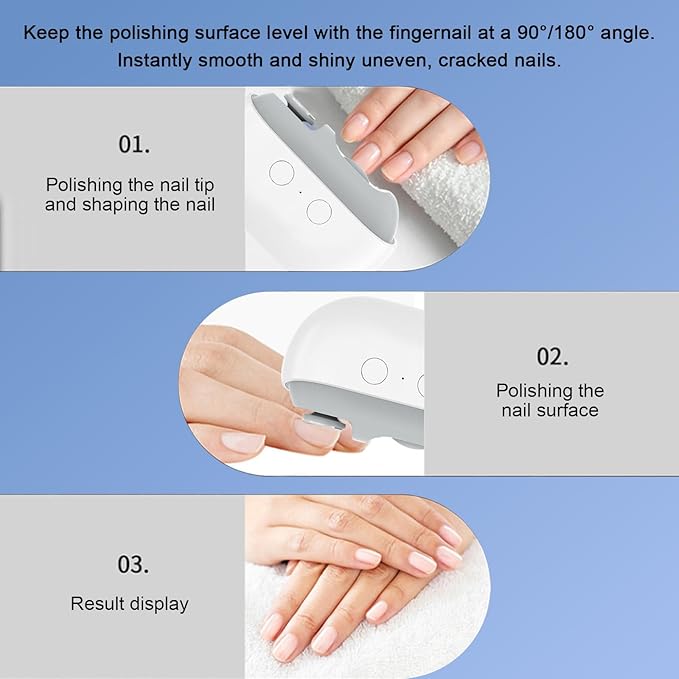 Fanyil Easyclip Smart Nail Clipper, 2025 Upgraded 3-in-1 Automatic Nail Trimmer with LED Light and Clip Storage, Safer for Infants, The Elderly, and Adults (Grey)