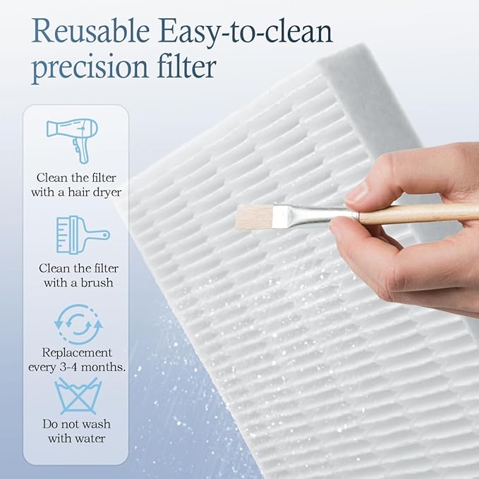 Nail Dust Collector with Lamp Powerful Nail Vacuum Fan, White Dust Collector Extractor, Electric Dust Suction Machine for Acrylic Gel Nails Polishing Low Noise
