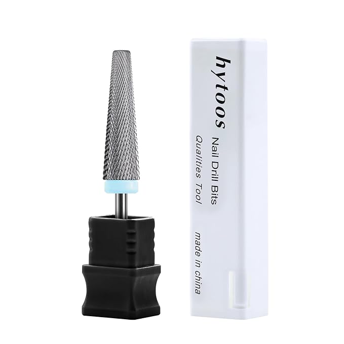 24mm Super Long 5 in 1 Nail Drill Bits, Cross Tapered Carbide Bit, 3/32" Two-way Rotate for Both Hand, Remove Acrylic Nails/Gel, Electric File Tool Drills Manicure Accessories (2XF)