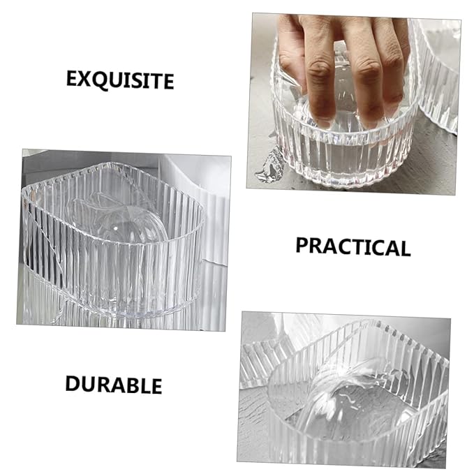 Nail Soaking Bowl, Soak Off Gel Polish Dip Powder Remover Manicure Bowl, Nail Art Polish Remove Wash Soaker Tray Manicure Spa Tool