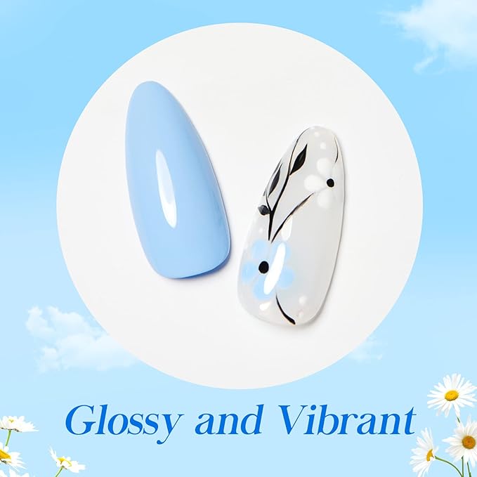 AZUREBEAUTY Christmas Dip Powder Nail Kit Winter White Navy Blue Glitter 4 Colors Acrylic Dipping Powder Liquid Set with Base/Top Coat Activator for French Nail Art Manicure DIY Gift for Women