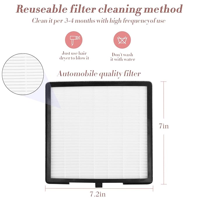 CoFashion Nail Dust Collector for Acrylic Nails Vacuum Machine, 80W Adjustable Vacuum, Electric Nails Filter for Manicure Nail Fan Dust Collector