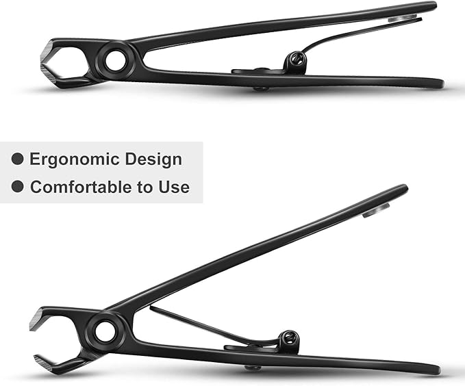 Mudder 2 Pieces Oversized Thick Nail Clippers Wide Jaw Large Cutter Toenails Fingernails Tough Ultra Sharp Stainless Steel Trimmer Gift for Christmas Ingrown Manicure Pedicure Men Women Elder Adults