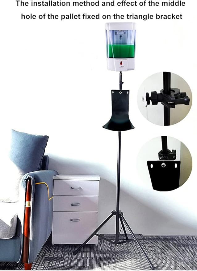 2 Pcs Drip Tray for Wall Mounted Soap Dispenser, Prevent Dripping and Spraying, Dispenser Stand, Black