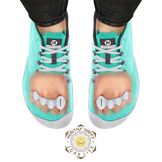 Toe Spacers for Athletes Plantar Fasciitis Relief, Toe Separators for Women & Men, Universal Sizing Toe Separators for Foot Fitness, Pain Relief, Alignment, Stability & Balance