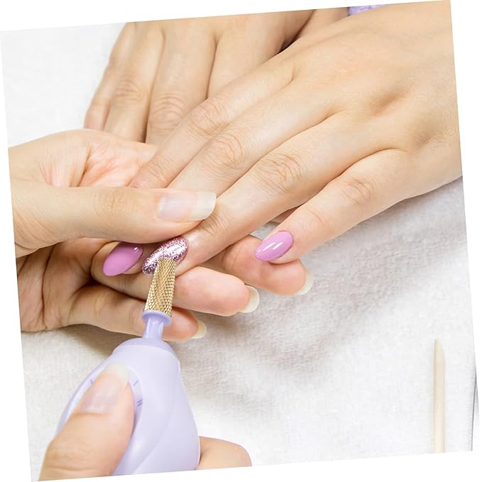 minkissy 3pcs Nail Art Polishing Grinding Multi-purpose Manicure Tool for Efficient Nail Shaping and Buffing Tungsten Design for Dead Skin Removal and Finishing