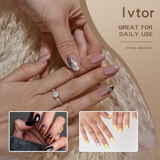 10 Sheets Nail Adhesive Tabs,Waterproof Breathable Press on Nails Sticky Tabs,Nail Adhesive for Press on Nails (10 sheetsFor fingernail)