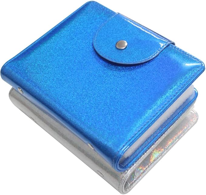 20 Slots Image Stamper Plate Collection Nail Art Stamp Plate Stamping Plates Cases Stamp Nail Template Organzier for Large Size 9.5X14.5CM Nail Art Plates (T-Dark Blue)