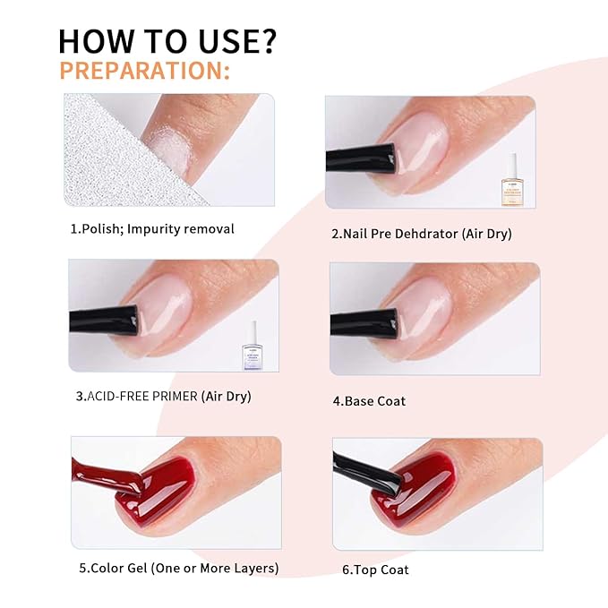 AIJIMEI Nail Dehydrator Professional Acid Free Natural Prep Dehydrate Acrylic Supplies Nail Prep Dehydrator For Acrylic And Gel Polish (18ml/0.63fl.oz)