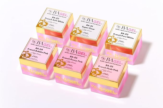 BA.GEL Paris French Builder Gel All-in-One Starter Kit for Nail Professionals, TPO FREE