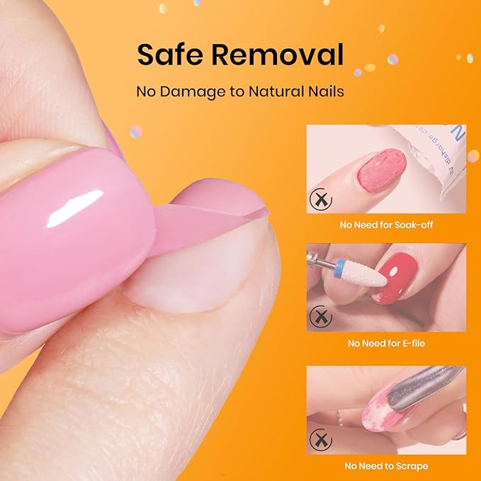 Beetles Peel Off Gel Base Coat for Gel Nail Polish: 15ml Peel Off Base Coat, Soak Off-Free Easy Removal without Damage, Long Lasting U V LED Lamp Cure for Beginners DIY Manicure Weak Thin Nails