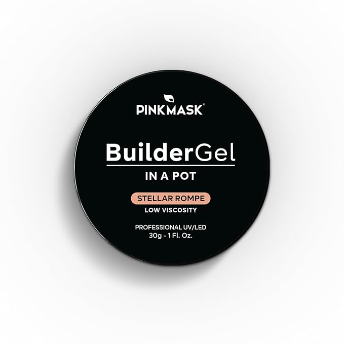 Builder Gel in a Pot 30g Stellar Rompe, Nail Extension/Strengthener in a Jar, Sculpting Gel UV/LED