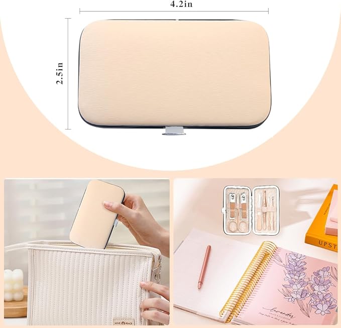 Manicure Set Women,Easter Gifts for Women,Nail Fingernail Clippers Set,Travel Nail Care Grooming Kit,Manicure and Pedicure Tools Kit for Parents Friends Colleagues Partners Gifts