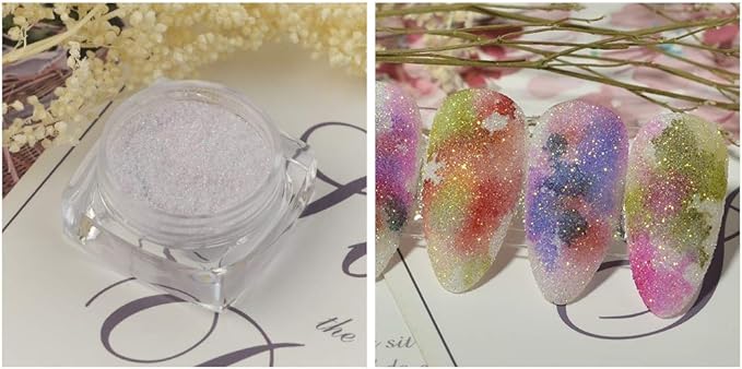 12 Bottles Nail Art Glitter Sugar Powder Holographic Shining Sugar Nail Glitter Nail Art Decoration DIY Crafts