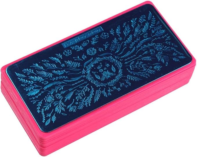 15pcs Nail Art Soft Stamping Protective Rose Red Color Stamper Rectangel Stamp Holder for 6x12cm Stamping Plate
