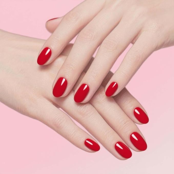 Short Oval Round Nail Tips, SSWSBYKE 300pcs Gel Acrylic Nail Tips for Full Cover Pre-Shaped Fake Nails Tips Half Matte Press On Nails for Extension Home DIY Salon 15 Sizes