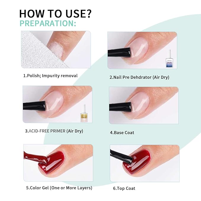 Nail Prep Dehydrator for Gel Polish 18ml/0.6floz, Fast Dry Primer, Nails Dehydrator for Nail Art Design in Salon or Home Use