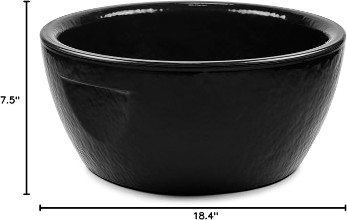 Noel Asmar Signature Pedicure Bowl - Eco friendly and Recyclable, Made from Resin - BPA and Toxin Free (Onyx)