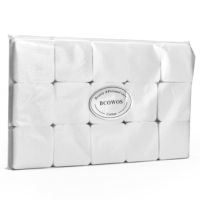 540PCS Lint Free Nail Wipes White, Non - Woven Soft Nail Polish Remover Wipes for Gel Nails, Eyelash Extensions and DIY Nail Art Supplies