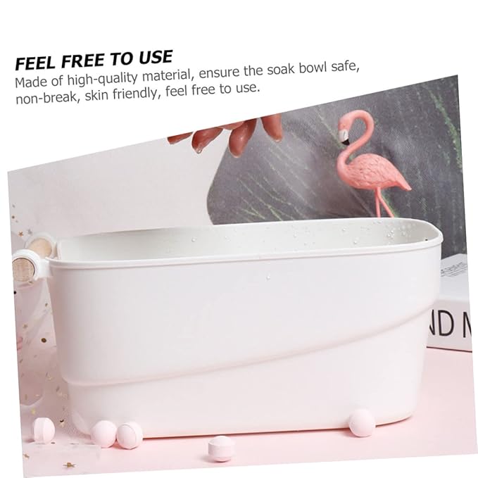 Soak for Manicure Hand Soak Bowl Japanese-style Nail Art Bowl Nail Salon Supply Non-breakable Pp Material