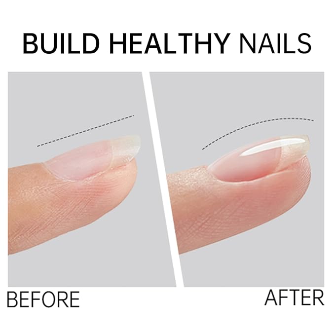 6-in-1 Builder Gel & Base Coat for Nails, Enhance Building Strengthening Apex Enhancement Soft Gel Polish, Beginner Friendly with Upgraded Brush (Crystal Clear, pH 5)
