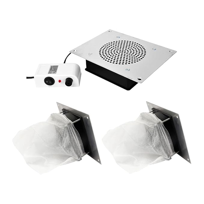 Nail Dust Collector Removal Manicure Tool Powerful Manicure Tools Extractor for Salon Nail Polishing US Adapter Professional