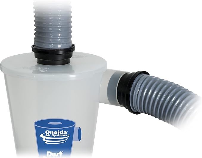 Oneida Air Systems Dust Deputy 2.5 DIY Cyclone Separator XL: Highest CFM Collector for Wet/Dry Shop Vacuums (DD 2.5 DIY)